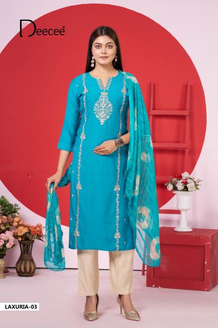Deecee laxuria branded kurtis wholesaler w rangriti shree biba zara etc